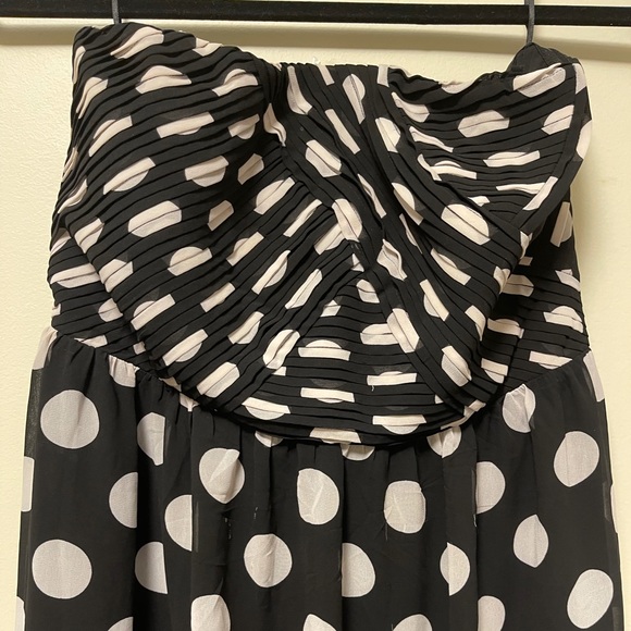 Ricki's polka dots strapless dress - Picture 2 of 3